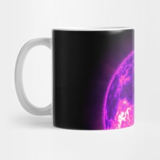 The Sun's Surface Close-Up - Purple Mug